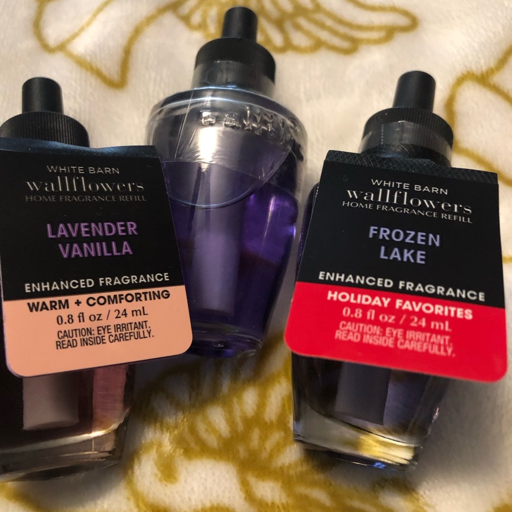White Barn Wallflowers Lavender Vanilla & Frozen Lake Fragrance Refills (3)